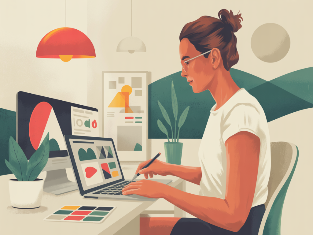 Designer em Elvas a criar identidade visual moderna e profissional para marca com a Alentejo Gráfico.